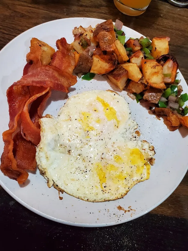 Morning Ritual 2 Eggs w Bacon