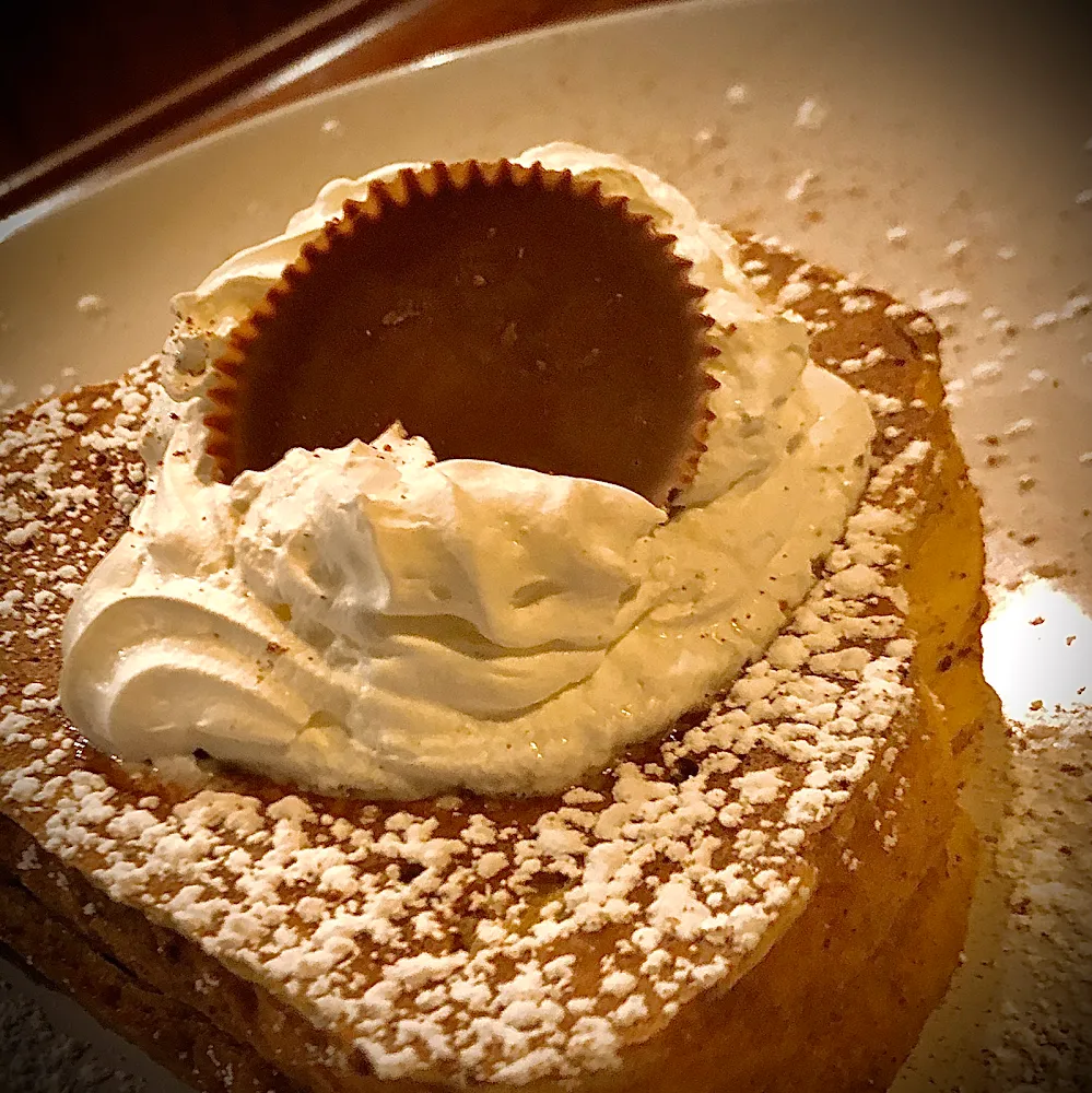 Peanut Butter Cup Stuffed French Toast